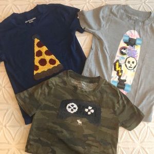 Boys Abercrombie Sequin Flip T-Shirts